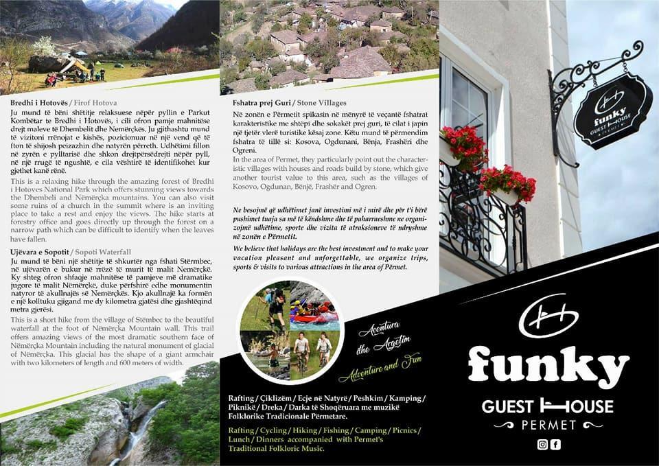 Funky Guest House & Adventures Përmet Exteriör bild